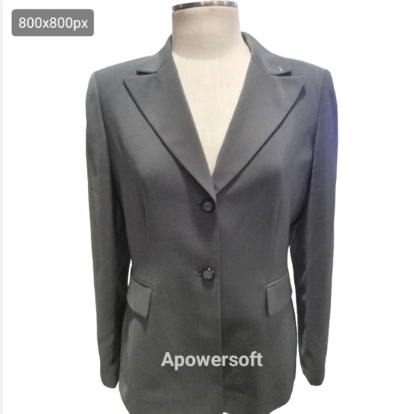 Tahiri Gray two button pants suit size 10P - Picture 1 of 4